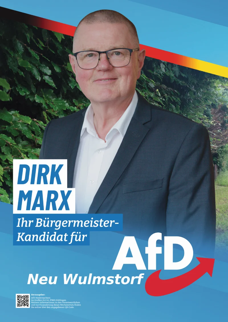 Wahlplakat Dirk Marx – Neu Wulmstorf