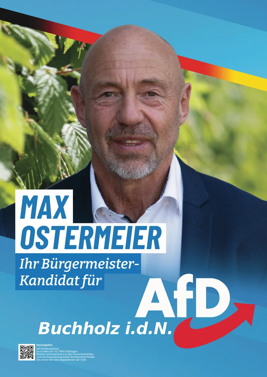 Wahlplakat Max Ostermeier – Buchholz